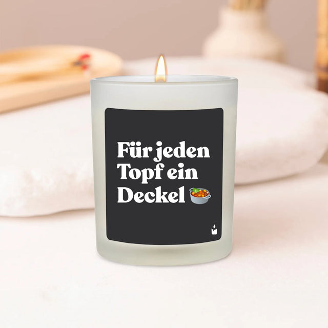 Duftkerze Flowery Für jeden Topf ein Deckel