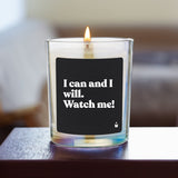 Duftkerze Rainbow Woody I can and I will. Watch me!