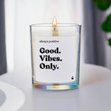 Duftkerze Rainbow Woody Good. Vibes. Only.