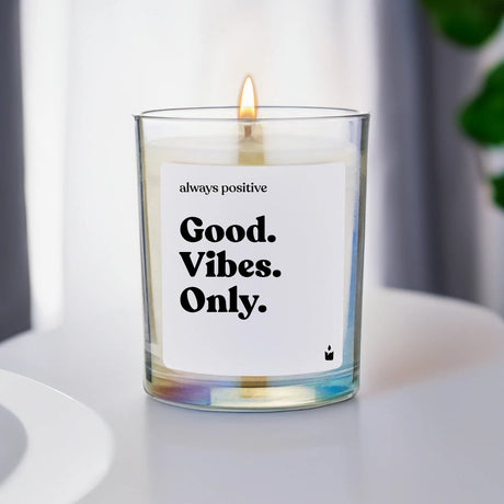 Duftkerze Rainbow Woody Good. Vibes. Only.