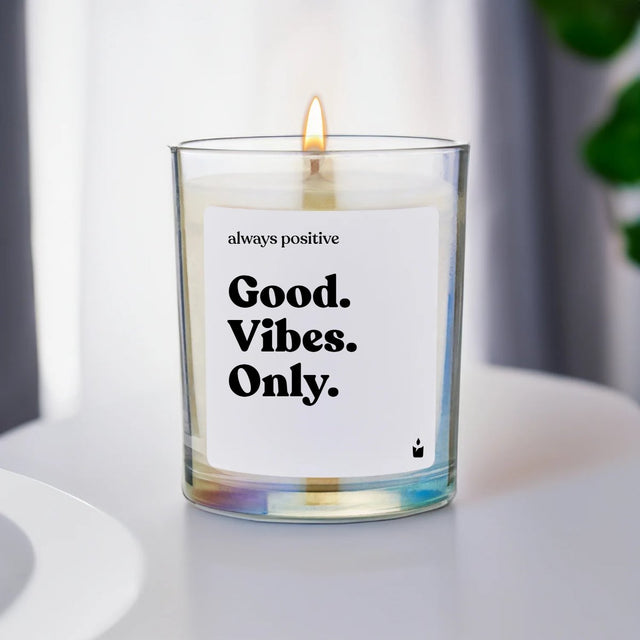 Duftkerze Rainbow Woody Good. Vibes. Only.