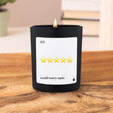 Duftkerze Schwarz Flowery 5/5 would marry again