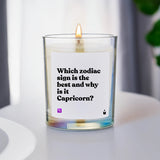 Duftkerze Rainbow Flowery Which zodiac sign is the best and why is it Capricorn? von ChattyCandles