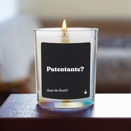 Duftkerze Rainbow Flowery Patentante? Hast du Bock? von ChattyCandles