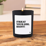 Duftkerze Schwarz Woody (Tr)Eat Your Girl Right!