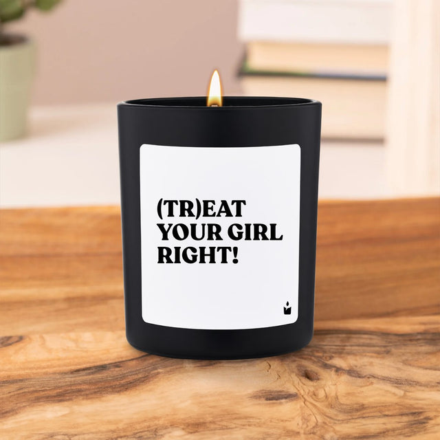 Duftkerze Schwarz Woody (Tr)Eat Your Girl Right!