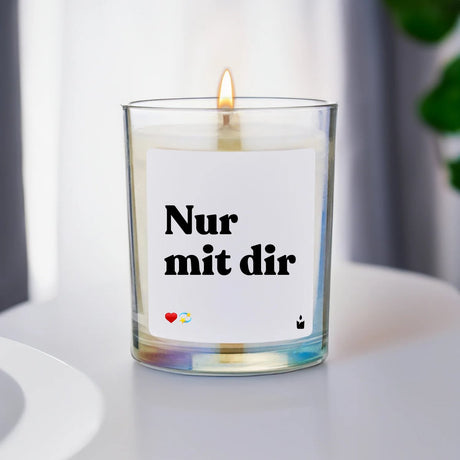 Duftkerze Rainbow Woody Nur mit dir von ChattyCandles