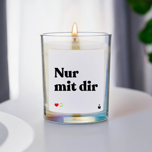 Duftkerze Rainbow Woody Nur mit dir von ChattyCandles