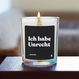 Duftkerze Rainbow Woody Ich habe Unrecht