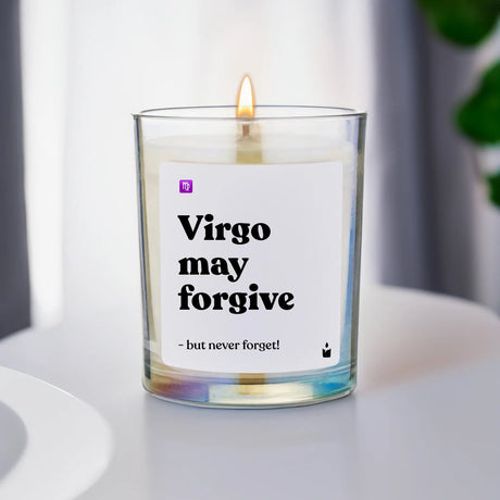 Duftkerze Rainbow Woody Virgo may forgive - but never forget! von ChattyCandles
