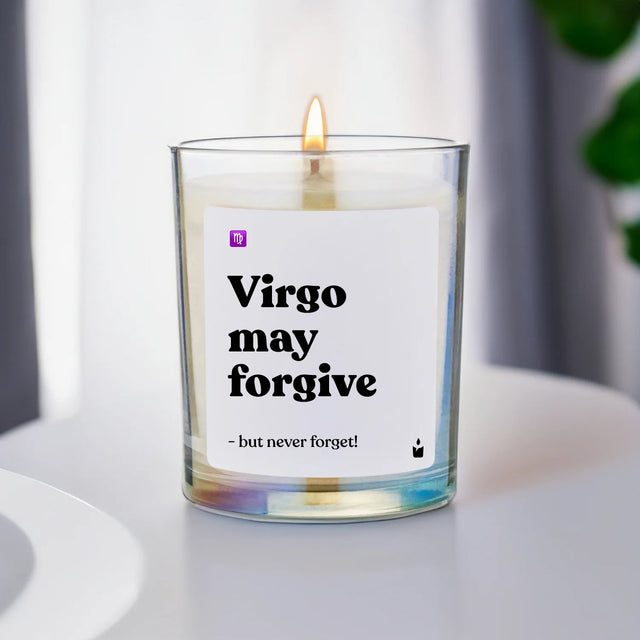 Duftkerze Rainbow Woody Virgo may forgive - but never forget! von ChattyCandles