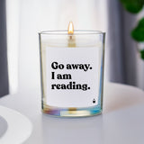 Duftkerze Rainbow Woody Go away. I am reading. von guteszeug.ch