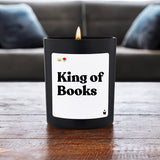 Duftkerze Schwarz Flowery King of Books von ChattyCandles