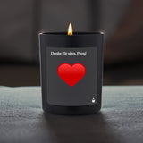 Duftkerze Schwarz Woody Danke für alles, Papa!