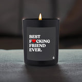 Duftkerze Flowery Best f*cking friend ever.