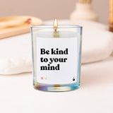 Duftkerze Rainbow Woody Be kind to your mind von guteszeug.ch