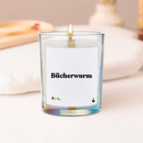 Duftkerze Rainbow Flowery Bücherwurm von ChattyCandles