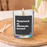 Duftkerze Rainbow Woody Hauptsach et flämmche brennt! von ChattyCandles