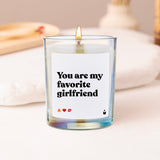 Duftkerze Rainbow Flowery You are my favorite girlfriend