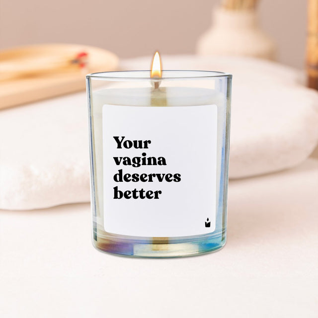 Duftkerze Rainbow Woody Your vagina deserves better