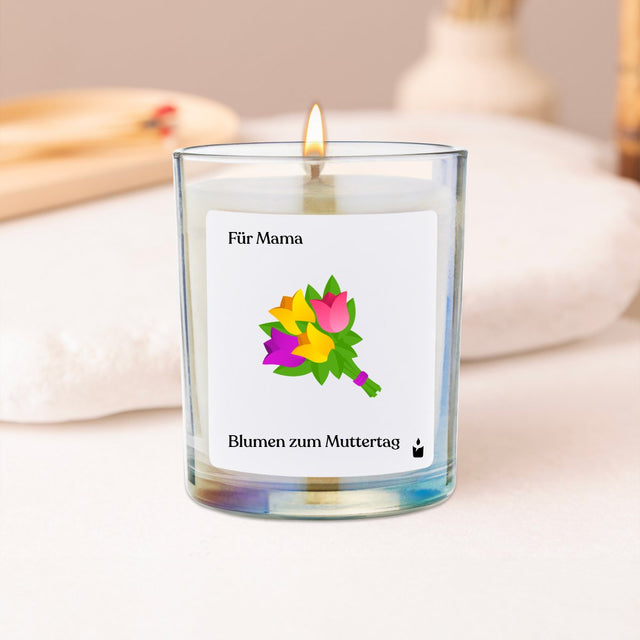 Duftkerze Rainbow Flowery Blumenstrauss