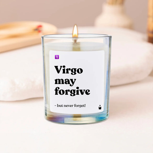 Duftkerze Rainbow Woody Virgo may forgive - but never forget! von ChattyCandles