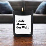 Duftkerze Schwarz Woody Beste Mama der Welt