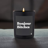 Duftkerze Schwarz Flowery Bonjour Bitches
